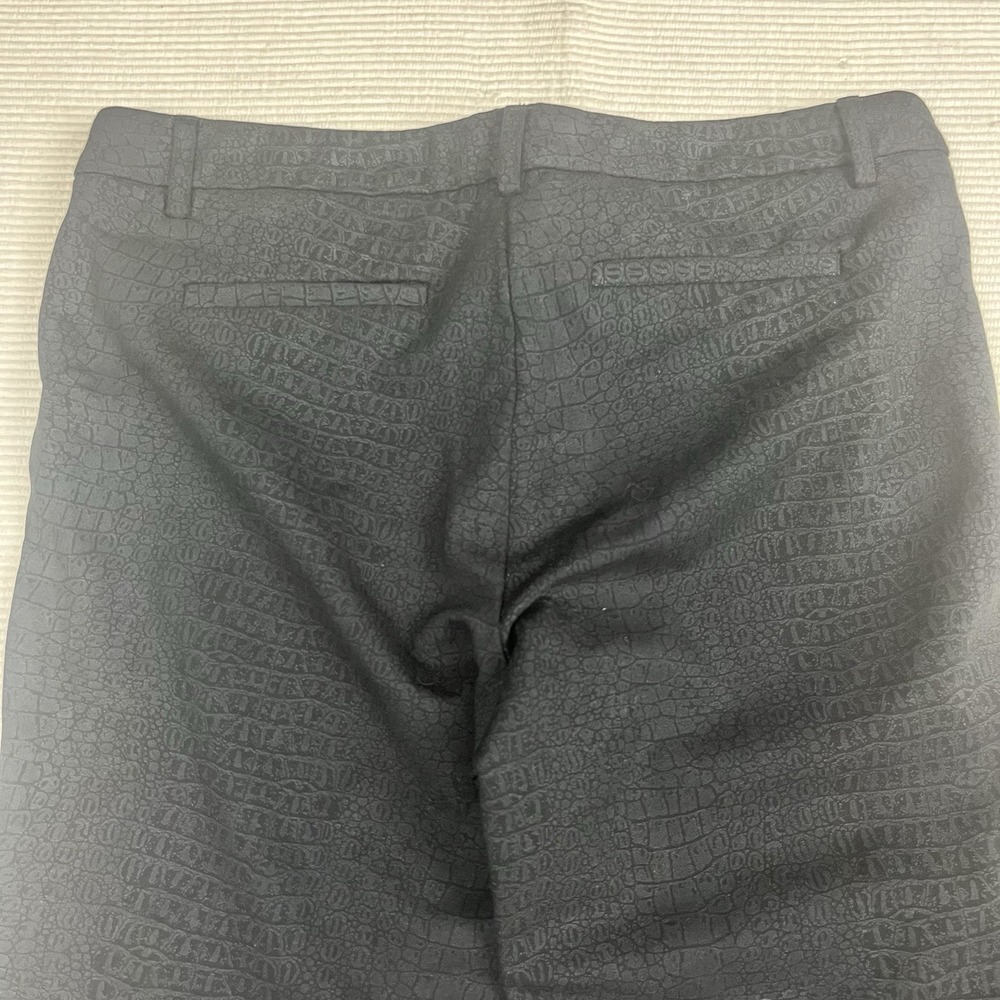 ABS Platinum Women's 8‎ Black Alligator Print Jeggings It-Girl Grunge Edgy Vixen - Picture 8 of 12